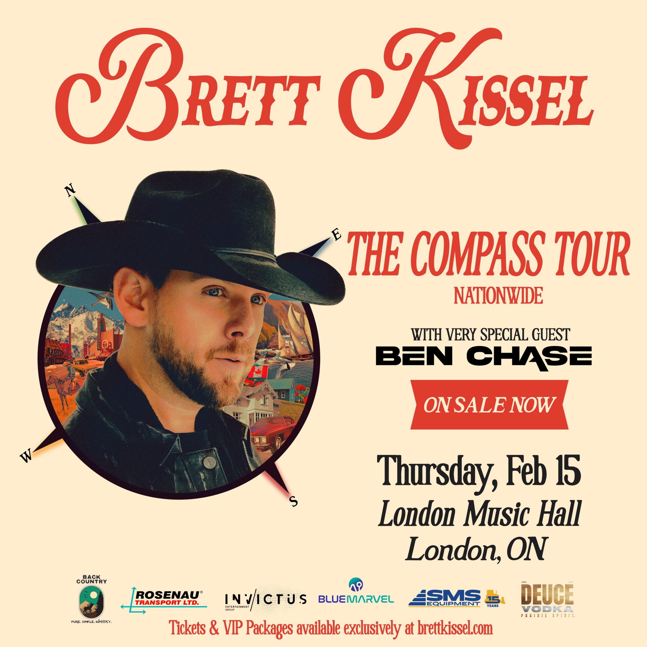 Brett Kissel The Compass Tour London Music Hall