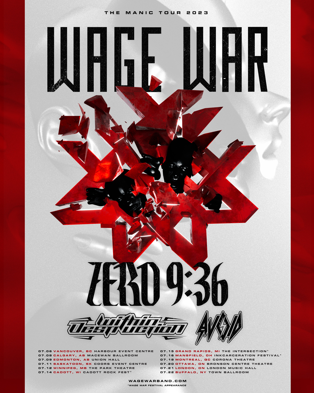 wage war manic tour lineup